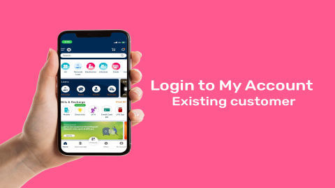 How to login to My Account if you are an existing customer