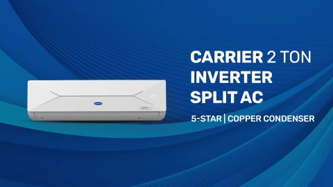 Efficient cooling with Carrier 5 Star Split AC