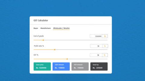 GST Calculator for Retailer