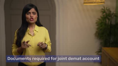 What documents are required for a joint demat account
