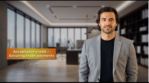 What is acceptance credit in trade finance?
