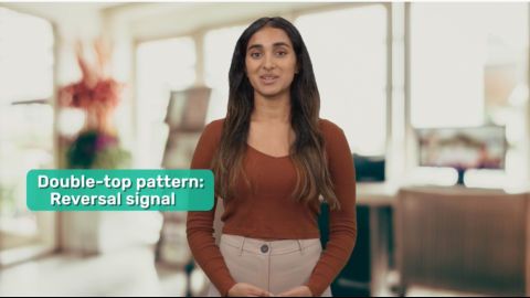 What is a double-top pattern?