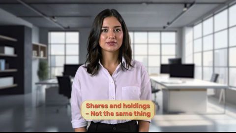 Why are shares different from holdings?