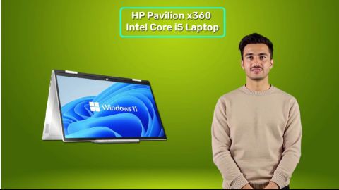 Work smarter with HP Pavilion x360 Intel Core i5 Laptop
