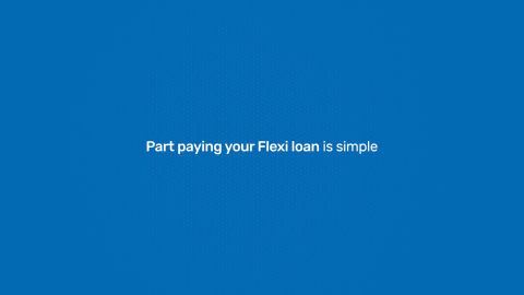 How to part-prepay your Flexi Loan account