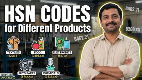 HSN Codes for Different Products