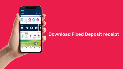 How to download Fixed Deposit receipt