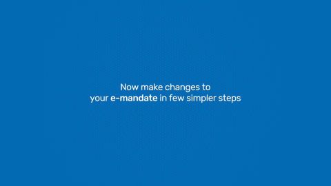How to change your e-mandate in our customer portal - My Account