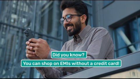 Shop on EMIs without a credit card