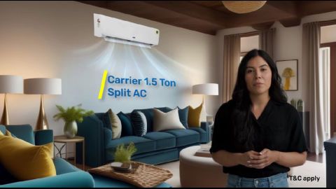 Get durability with the Carrier 1.5 Ton 3 Star Split for you