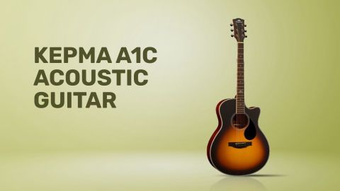 Play like a pro with Kepma A1C acoustic guitar