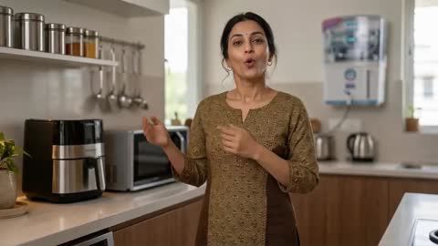 Where to place a microwave in the kitchen