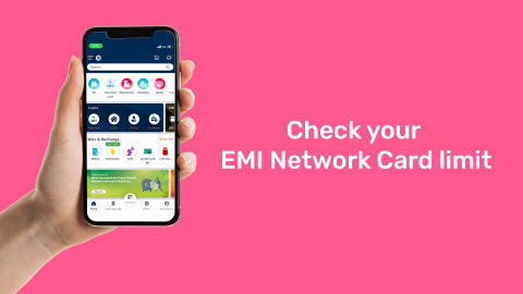 How can I know my EMI Network Card limit