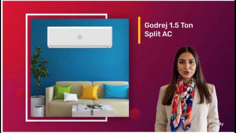 Stay fresh with Godrej Split AC - White
