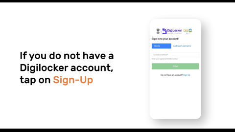 How to sign up for Digilocker when applying for the Insta EMI Card