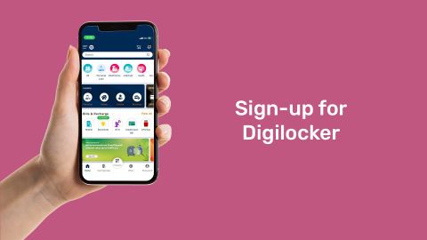 How to sign up for Digilocker when applying for the Insta EMI Card