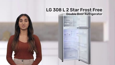 Eat fresh with LG 308 L 2 star refrigerator