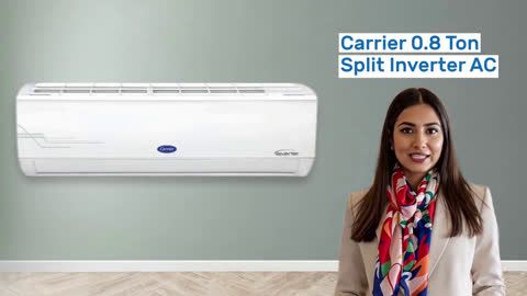 Upgrade to the Carrier 0.8 Ton 3 Star Split for compact cool