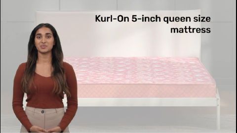 Kurl-On 5-inch queen size matressess