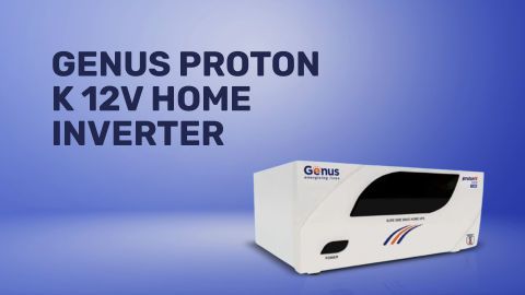 Power up your home with Genus Proton K 12V inverter!