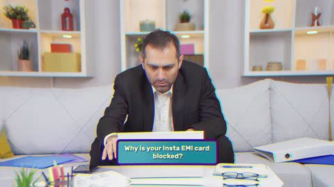 Why is your Insta EMI card blocked?