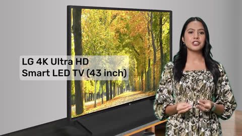 Experience brilliance with LG 43- inch 4K LED TV