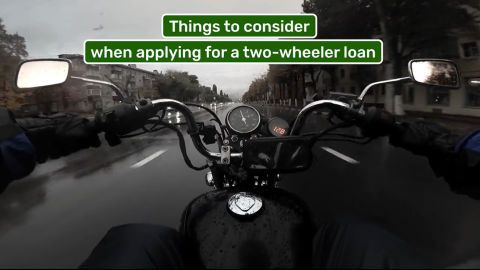Things to consider when applying for a two wheeler loan