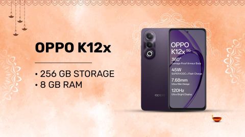More power, more storage with OPPO K12x