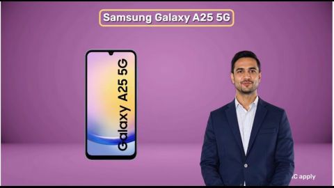 Upgrade now with Samsung Galaxy A25 5G Blue