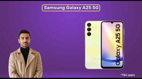Go vibrant with Samsung Galaxy A25 5G Yellow