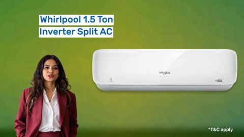 Enjoy cool summers with Whirlpool Inverter Split AC