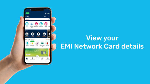 How to view your EMI Network Card details?