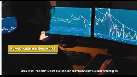 What are iceberg orders in trading?