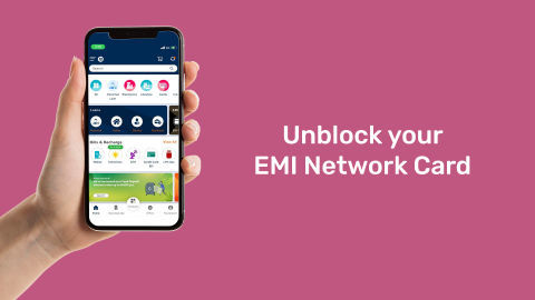 How to unblock your EMI card