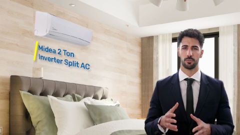 Stay cool with the Midea 2 Ton 3 Star Inverter for large spa