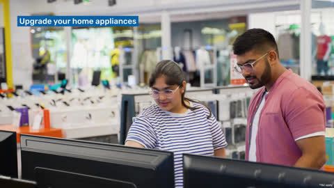 ₹ 999 से शुरू होने वाली EMIs पर इलेक्ट्रॉनिक्स और होम एप्लायंसेज खरीदें