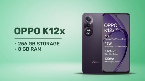 More power, more storage with OPPO K12x