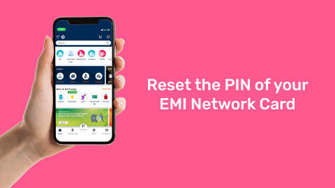 How to reset PIN for your EMI Network Card