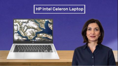 Lightweight Efficiency with HP Celeron Quad-Core Laptop