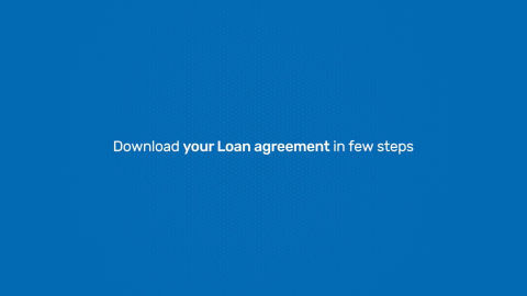 How to download loan agreement in My Account