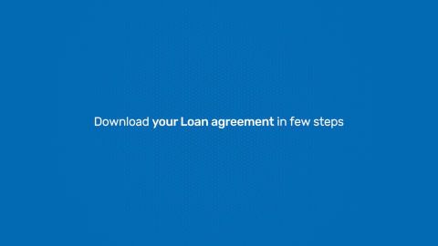 How to download loan agreement in My Account