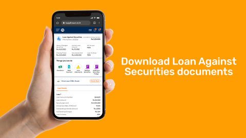 How to download your statement of account for a Loan Against Securities