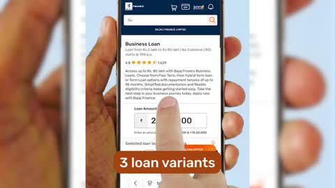 Features and benefits Secured Business Loan