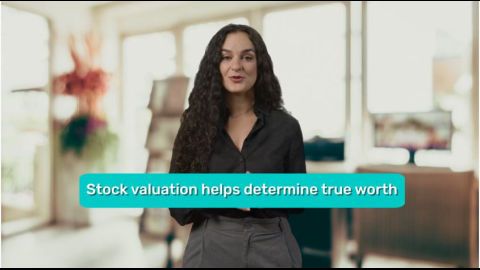 How is stock valuation calculated?