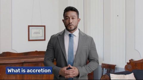 What is accretion in investing?