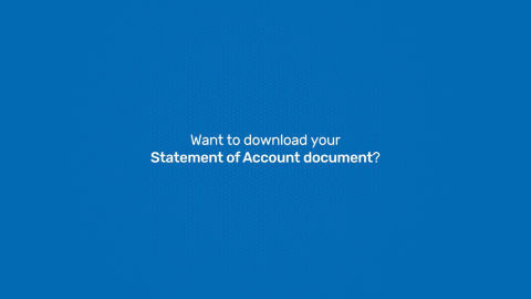 How to download your statement of account in our customer portal - My Account