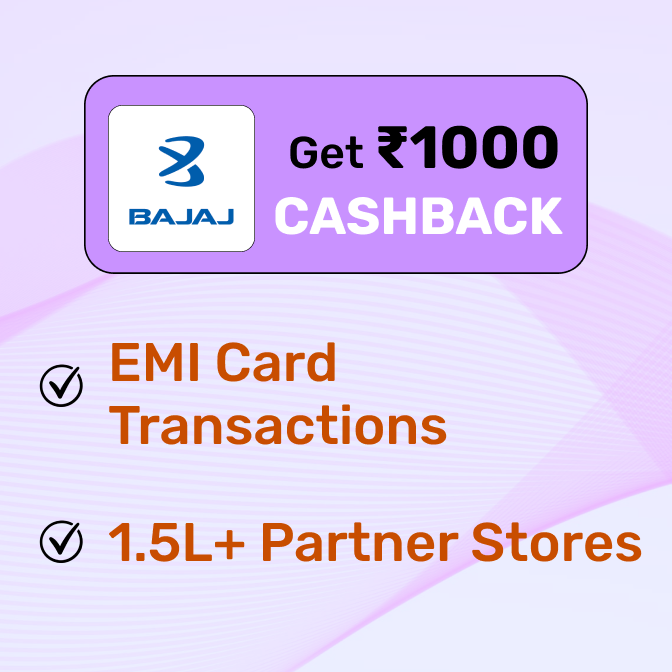 Get Rs. 1,000 Cashback on Easy EMI transactions image