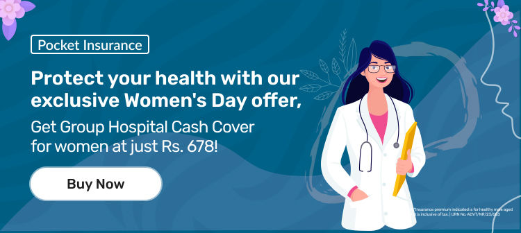 Group Hospital Cash Cover for Women (18-40 years)