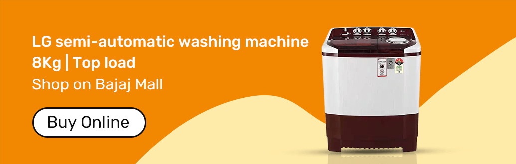 Lg washing deals machine bajaj finance