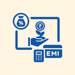 Loan against mutual funds EMI calculator image  image